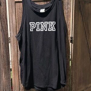 Victoria's Secret PINK Black Tank Size Medium